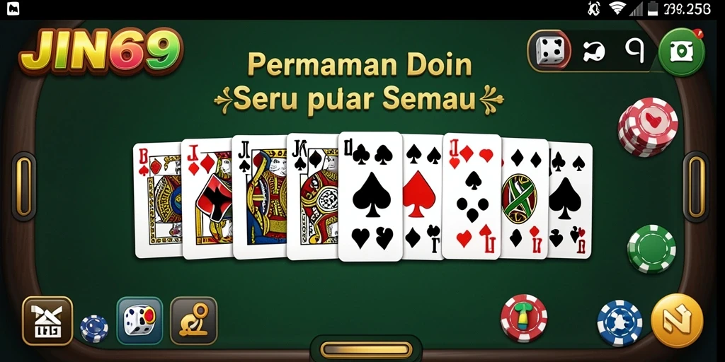 Tampilan gameplay seru dalam JIN69 yang penuh strategi.