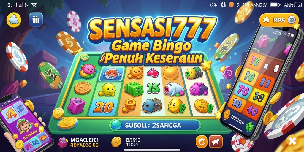 Tampilan gameplay Bingo yang seru di SENSASI777.